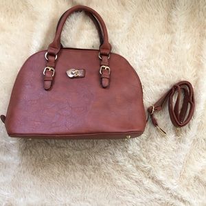 Brown Purse with crossbody strap